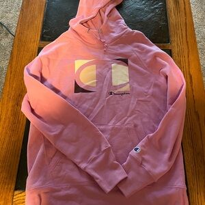 Champion Blush Pink Graphic Hoodie